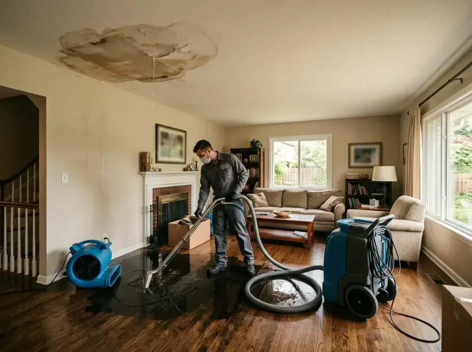 attic-pipe-burst-ceiling-drip-008 — frequently asked questions, Water Damage Restoration & Carpet Care in Murphy, MO
